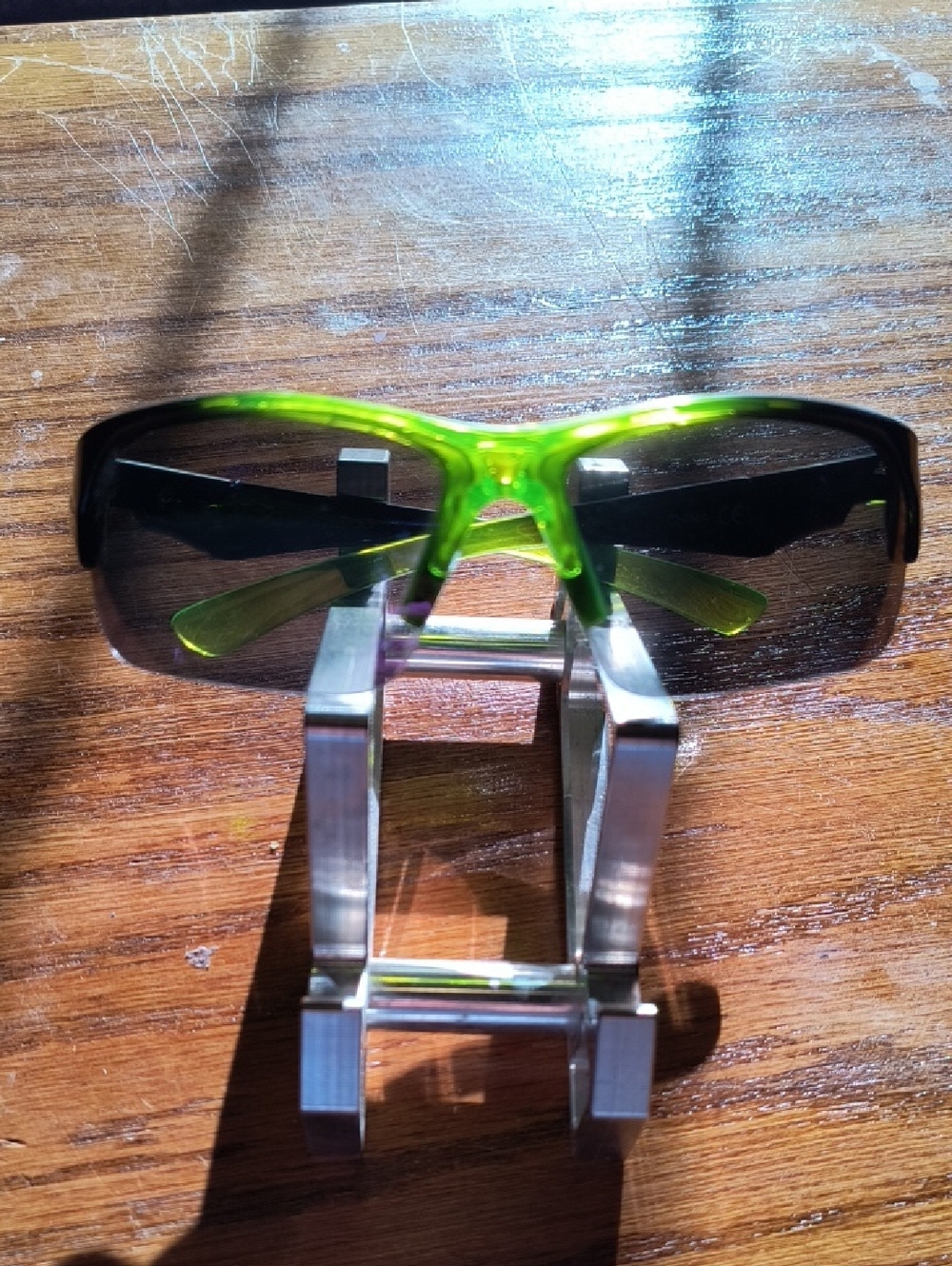 Men's X Loops Sport Sunglasses — Neon Green Frame, Black Lenses